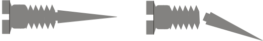Federscharnier- und Scharnierschrauben