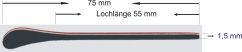 B�gelenden zum Verl�ngern dunkelbraun