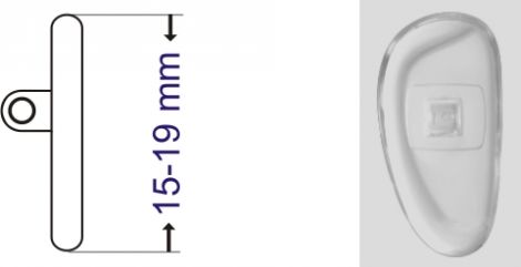 Silicon Seitenstege Halbweich Schraubsystem