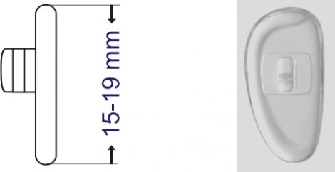 Silicon Seitenstege Halbweich Clicksystem