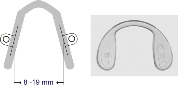 Silicon Sattelstege  Schraubsystem