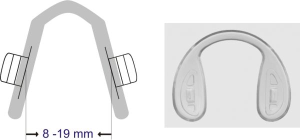 Silicon Sattelstege  Clicksystem